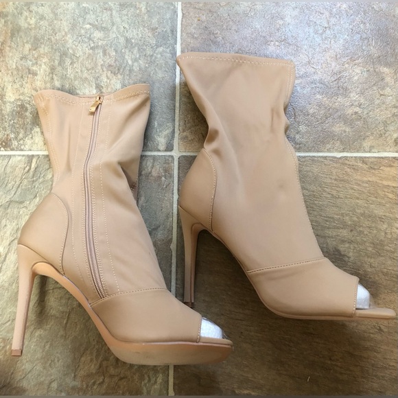 WOMENS HIGH HEEL STILETTO BOOTIES SIZE: 8.5 - Picture 11 of 11